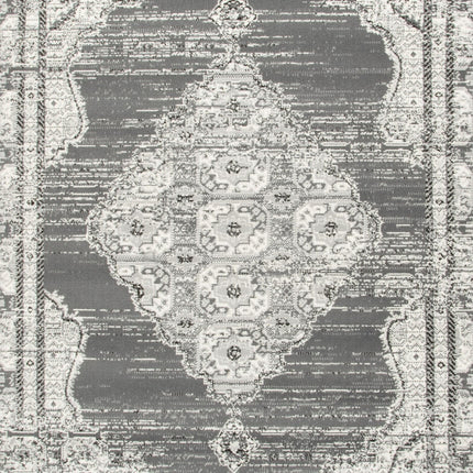 Grey Contemporary Faded Oriental Kashan Rug - Texas - Bargainia.com