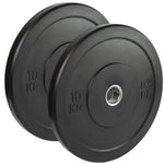 Olympic Rubber Bumper Weight Lifting Barbell Plates - 10KG - Bargainia.com - 