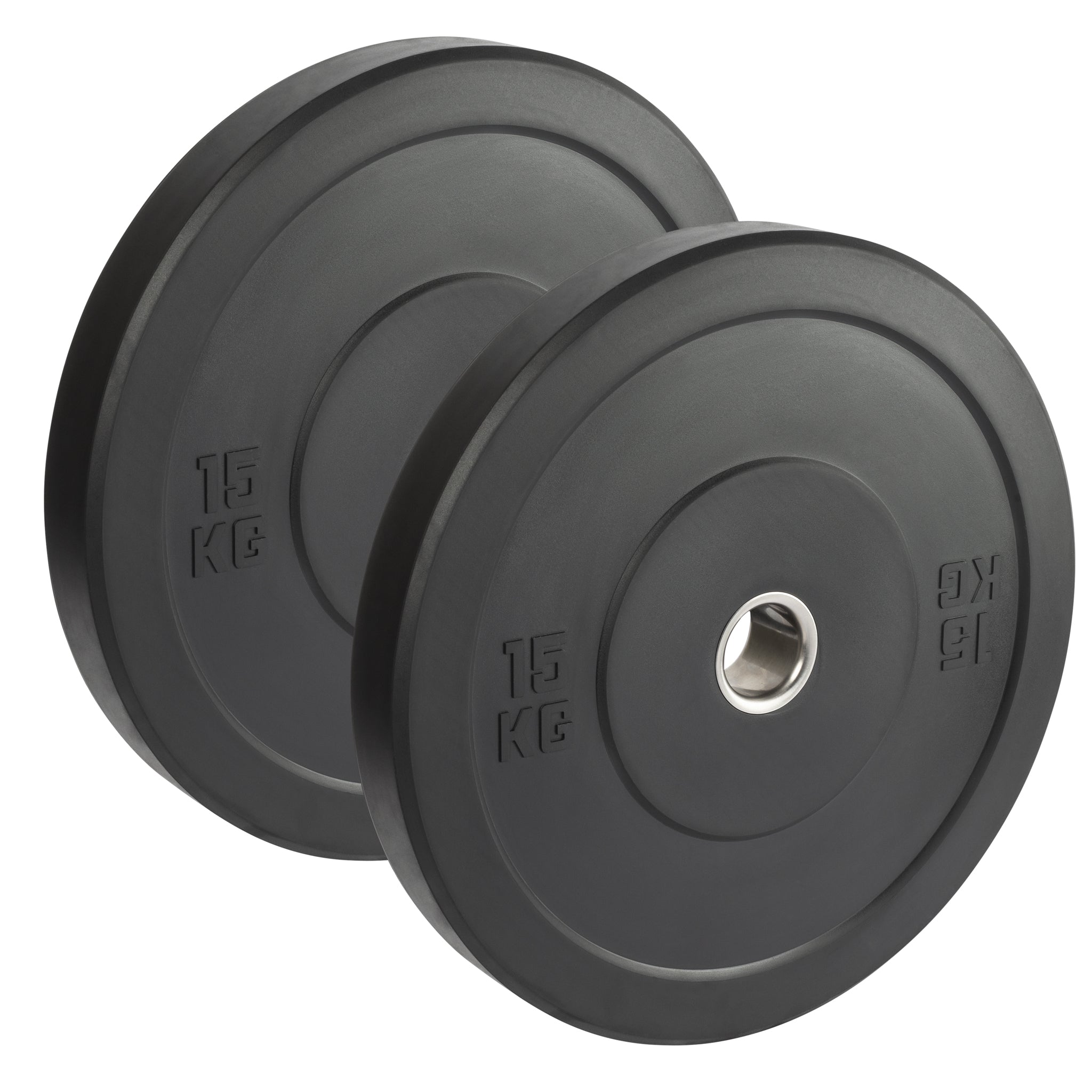Olympic Rubber Bumper Weight Lifting Barbell Plates - 15KG - Bargainia.com - 
