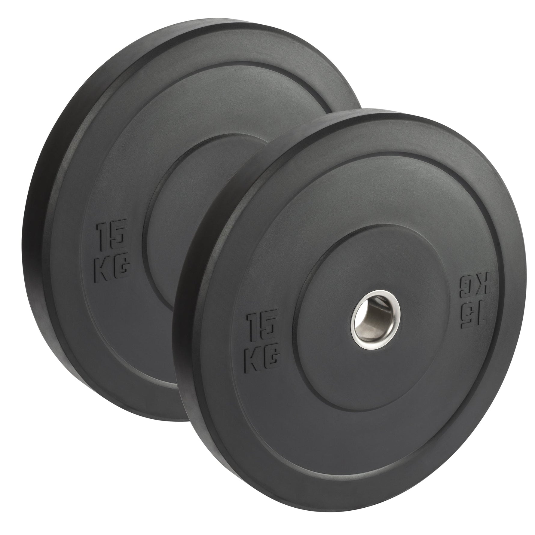 Olympic Rubber Bumper Weight Lifting Barbell Plates - 15KG - Bargainia.com - 