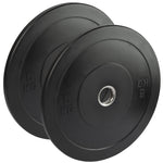 Olympic Rubber Bumper Weight Lifting Barbell Plates - 5KG - Bargainia.com - 