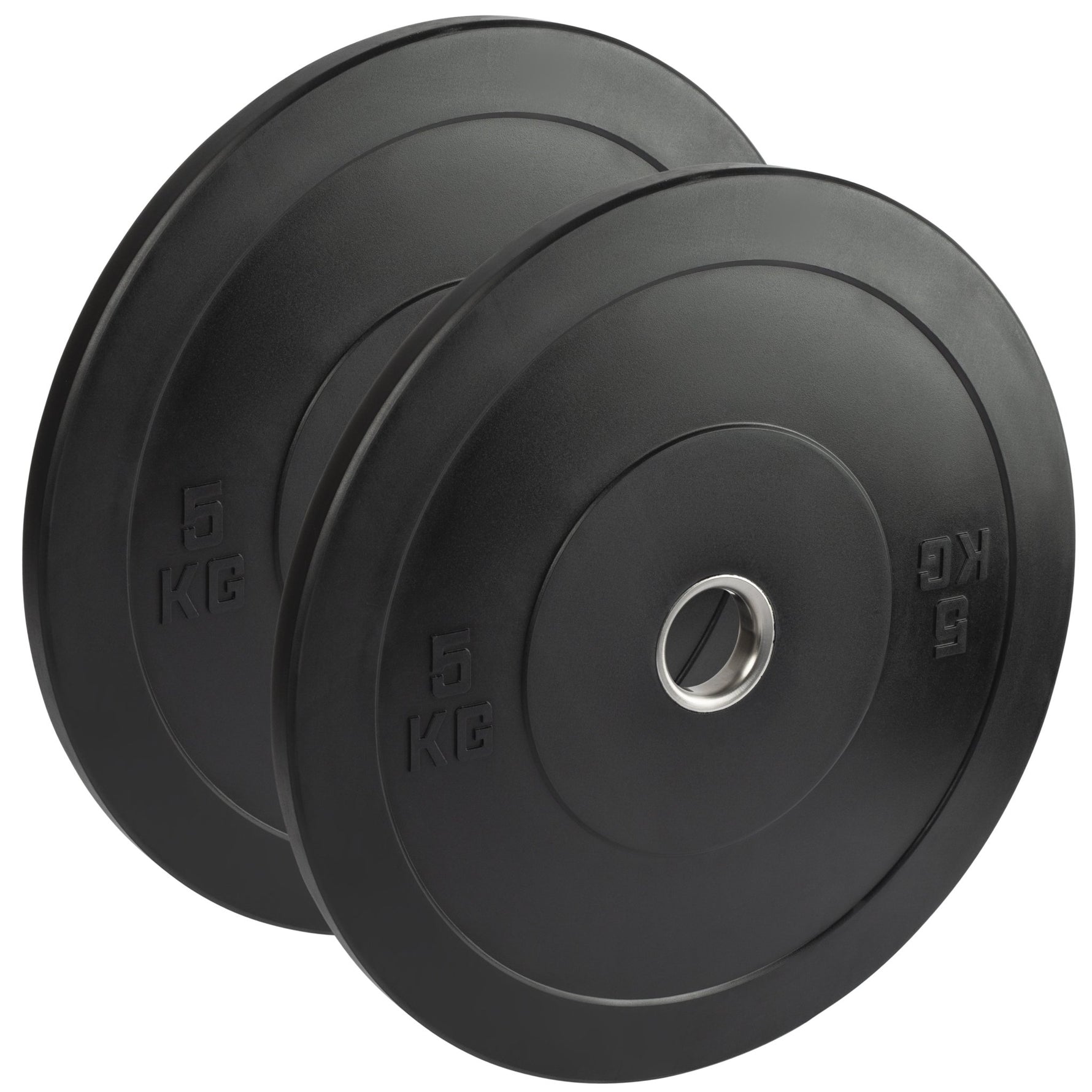 Olympic Rubber Bumper Weight Lifting Barbell Plates - 5KG - Bargainia.com - 
