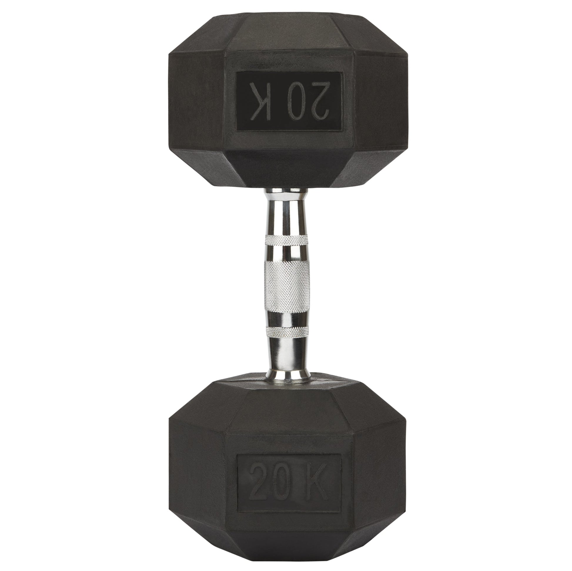 Rubber Hex Dumbbell 20kg Bargainia