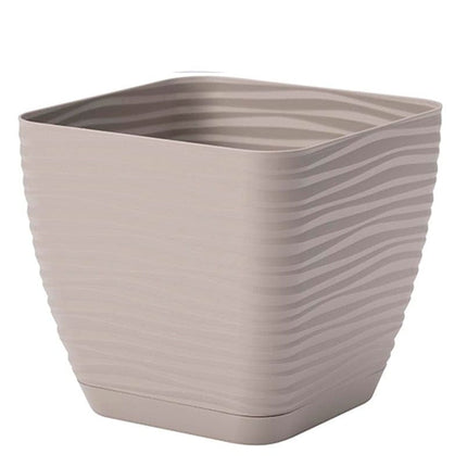 Sand Sahara Plant Pot & Saucer - 19cm 8414926431442 only5pounds-com