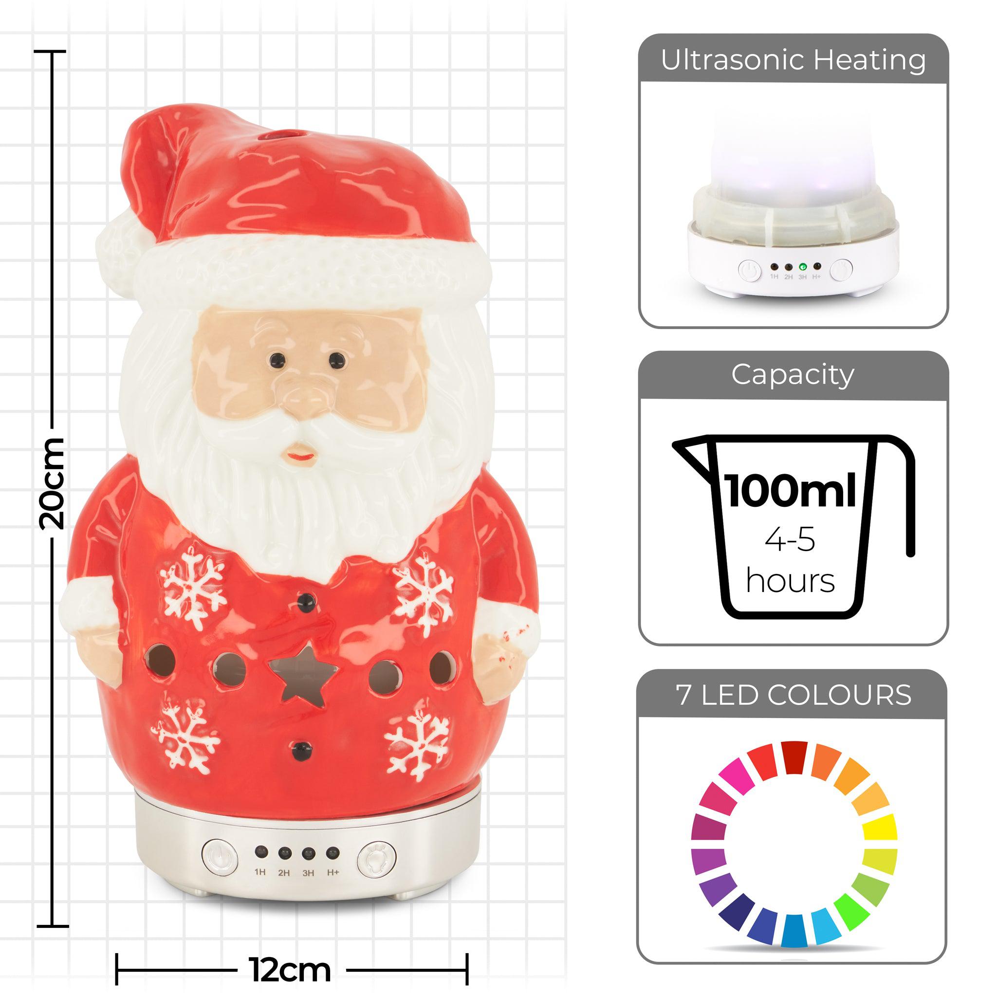 Santa Clause 3D Colour Changing Diffuser Humidifier Humidifiers Clearance