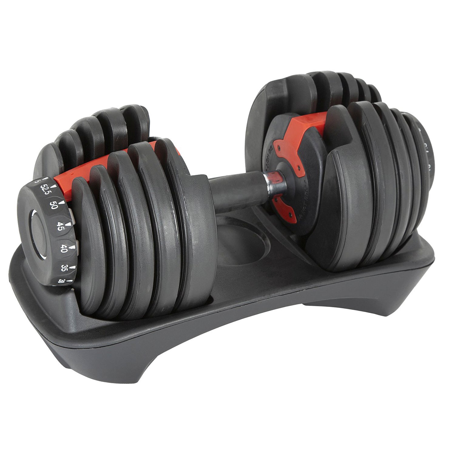 Single Adjustable Dumbbell - 5-52.5LBS/2.25-23.5KG Weights Bargainia