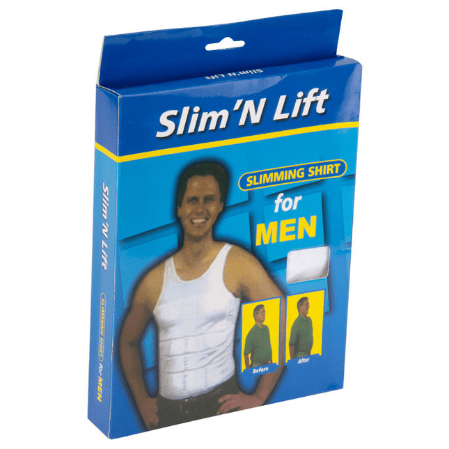 Slim n Lift Men's Slimming Shirt - Large-5056150244066-Bargainia.com