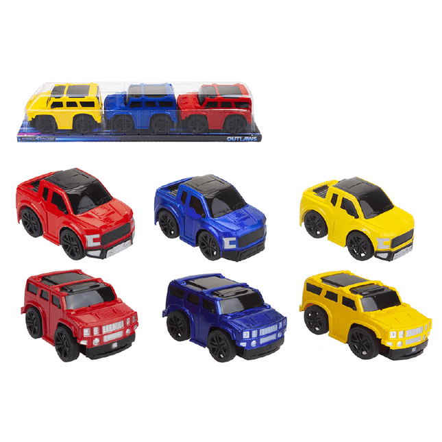 Street King Racer Cars or Trucks - Set of 3-Bargainia.com