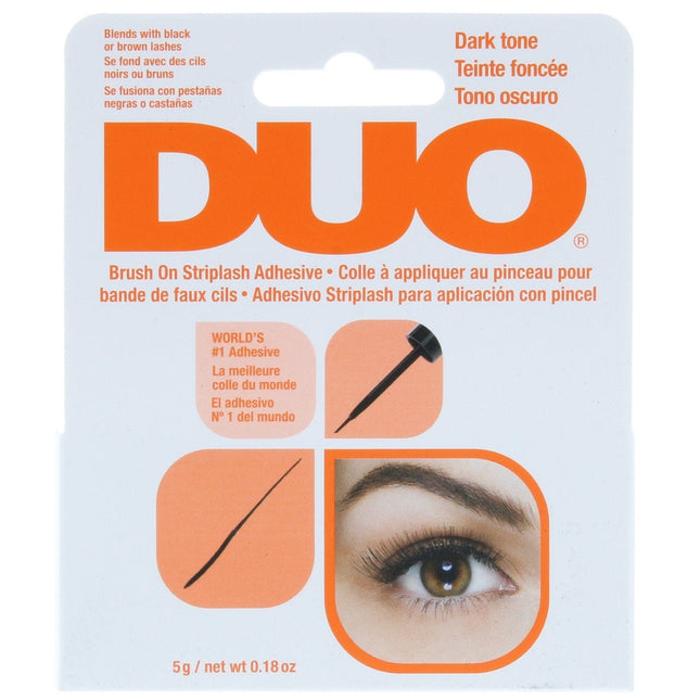 The DUO Brush On Striplash Adhesive - Dark Tone 73930568964