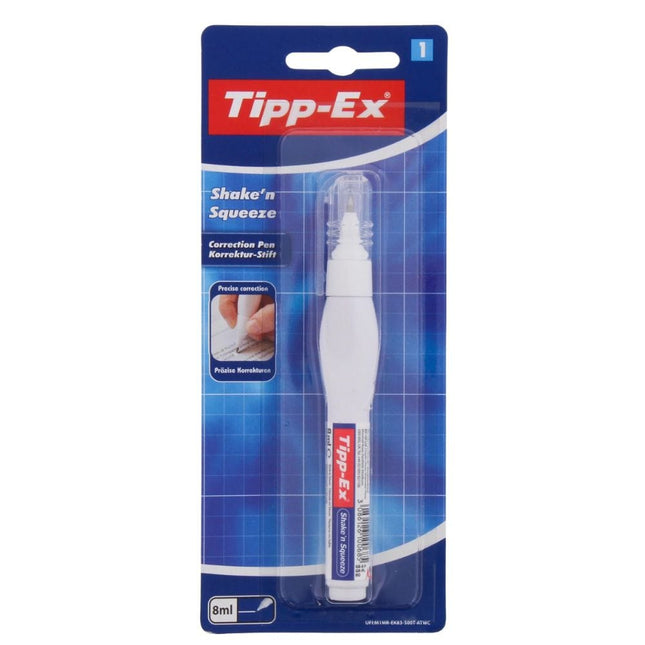 Tipp-Ex Correction Pen - 8ml 3086126100746 only5pounds-com