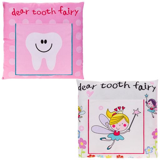 Tooth Fairy Cushion - 30x30cm - Assorted 5050565241313 Bargainia