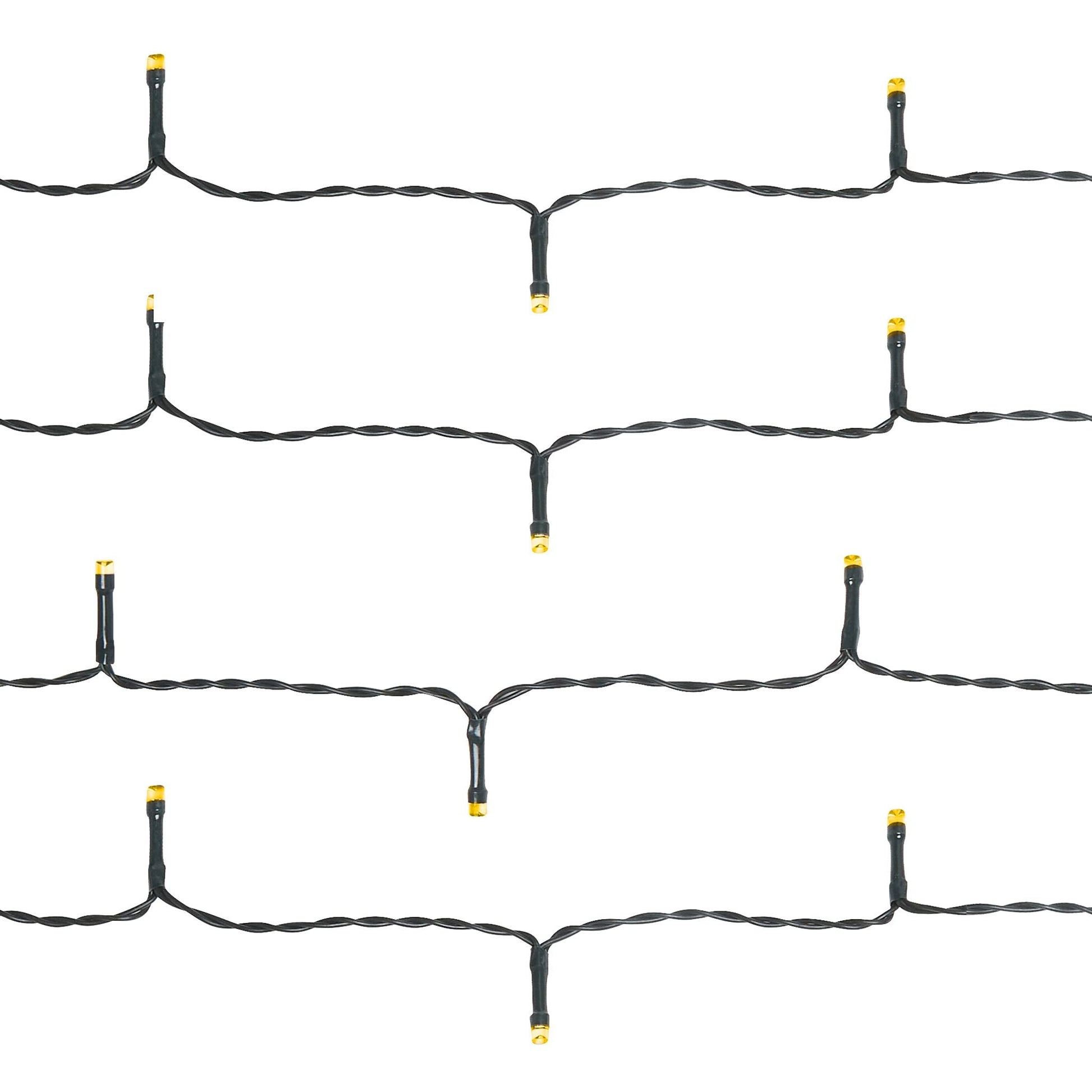 USB Warm White LED Fairy Lights (200 Lights - 8 functions) Lighting Clearance