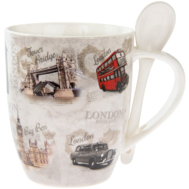 Vintage London Mug With Spoon 5010792432298 bargainia-com