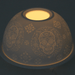 White Ceramic Dome Tea Light Holder - Sugar Skull - 12CM 5010792475226 only5pounds-com