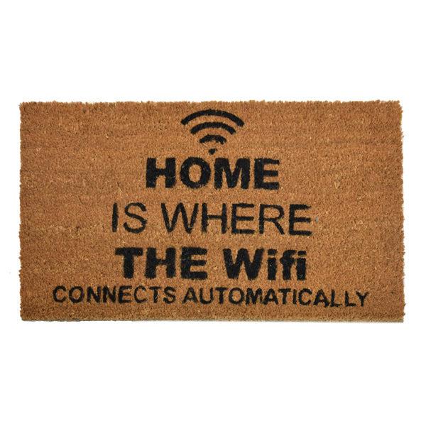 Wifi Goa Coir Door Mat - 40 x 70cm Door Mats Clearance