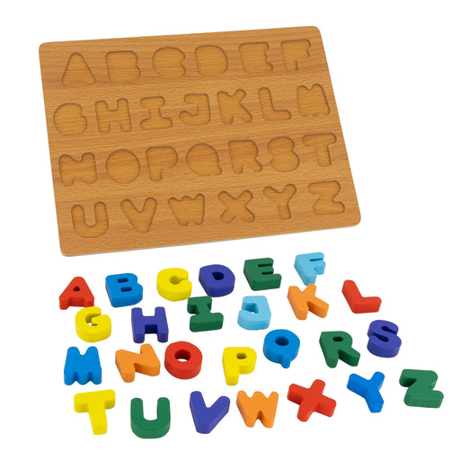 Wooden Chunky Letter Alphabet Set - 30 x 22.5 x 2cm 5060269266093 Bargainia