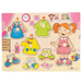 Wooden Dress Up Girl Jigsaw Puzzle 5060269268325 Bargainia