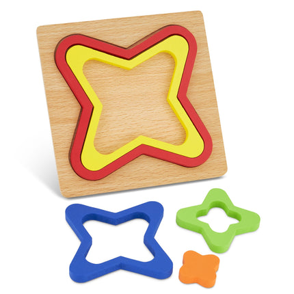 Wooden Mini Square Puzzle 5060269266444 Bargainia