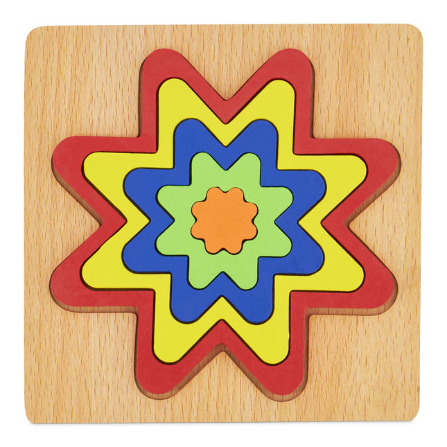 Wooden Mini Square Puzzle 5060269266444 Bargainia