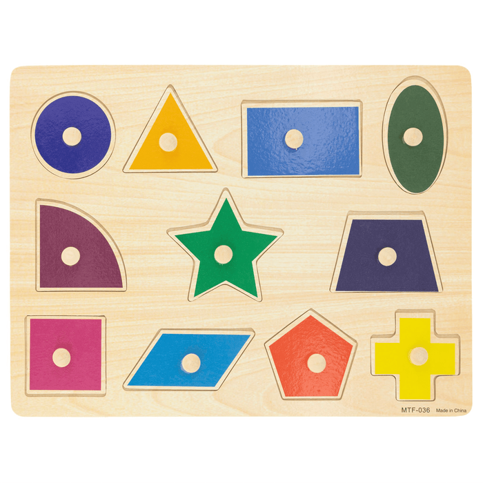 Wooden Shapes Puzzle - 30cm 5060269266451 Bargainia