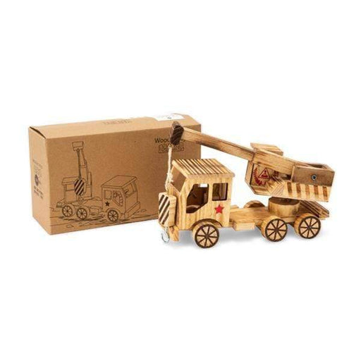 Wooden Toy Crane - 20CM-5056150243786-Bargainia.com