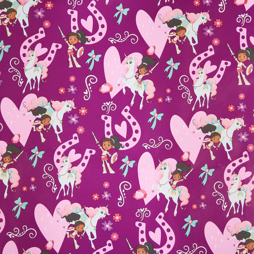 Wrapping Paper - Warrior Princess - 200 x 70cm only5pounds-com