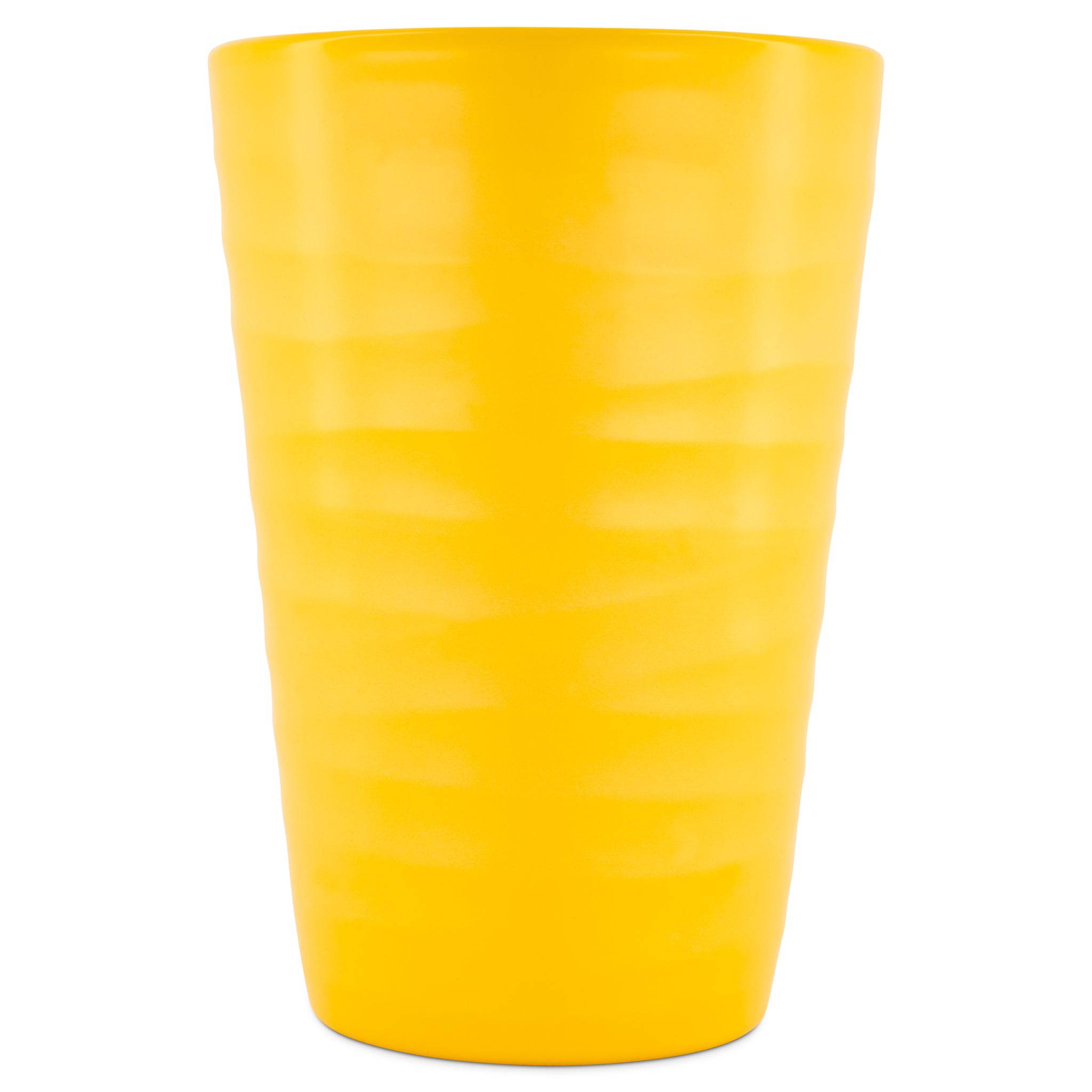 Yellow Rhone Plant Pot - 25cm Plant Pots Clearance